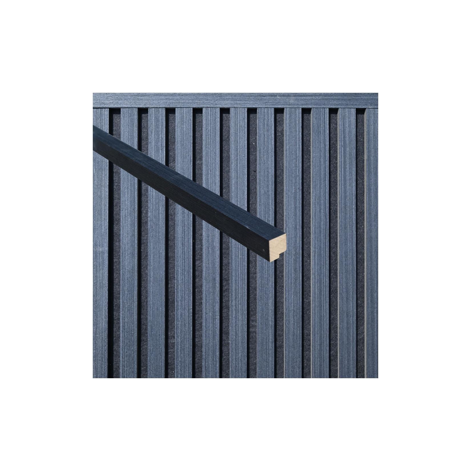 HOME DELUXE Abschlussleiste für Akustikpaneel ENDO Smoked Oak - 240 cm - Menge: 4