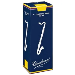 Vandoren Traditional 2,5 Bass-Klarinette 5er Pack - Blätter