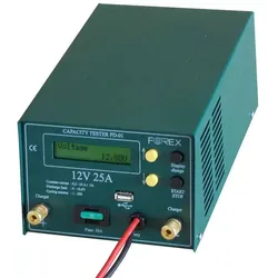 Forex Battery Tester 12/25 mit PC-Software und USB-Stick 12V 0.3-25A