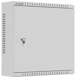 Lanberg Szafa SZAFA INSTALACYJNA TPR 10" Z PŁYTĄ MESH 400X400X140 SZARA (ZŁOŻONA) (10 Zoll Rack), Serverschrank, Grau