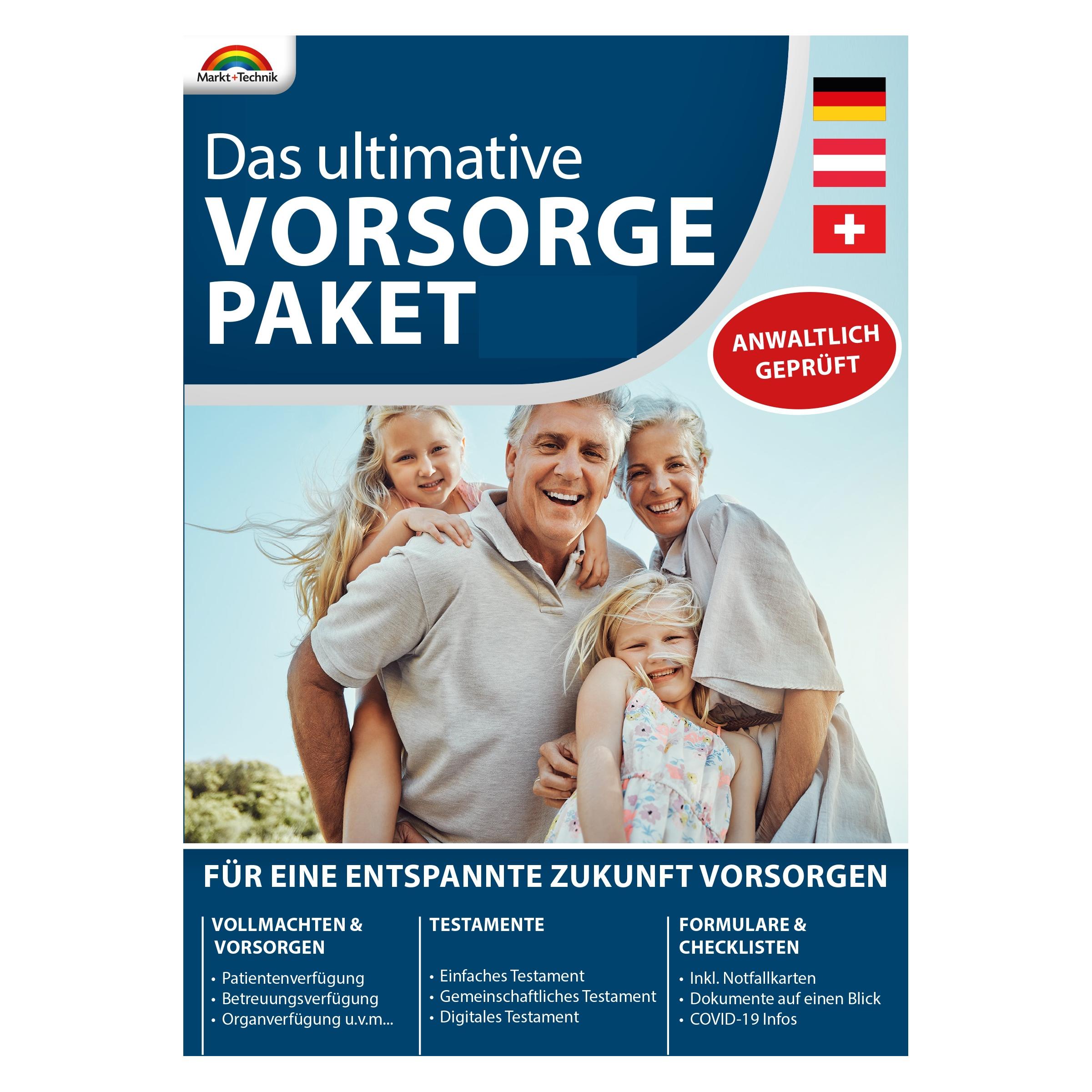 Markt + Technik Vorsorge Paket 2025 Download Code (1 User, 1 Geräte/User, unbegrenzt) (90830)