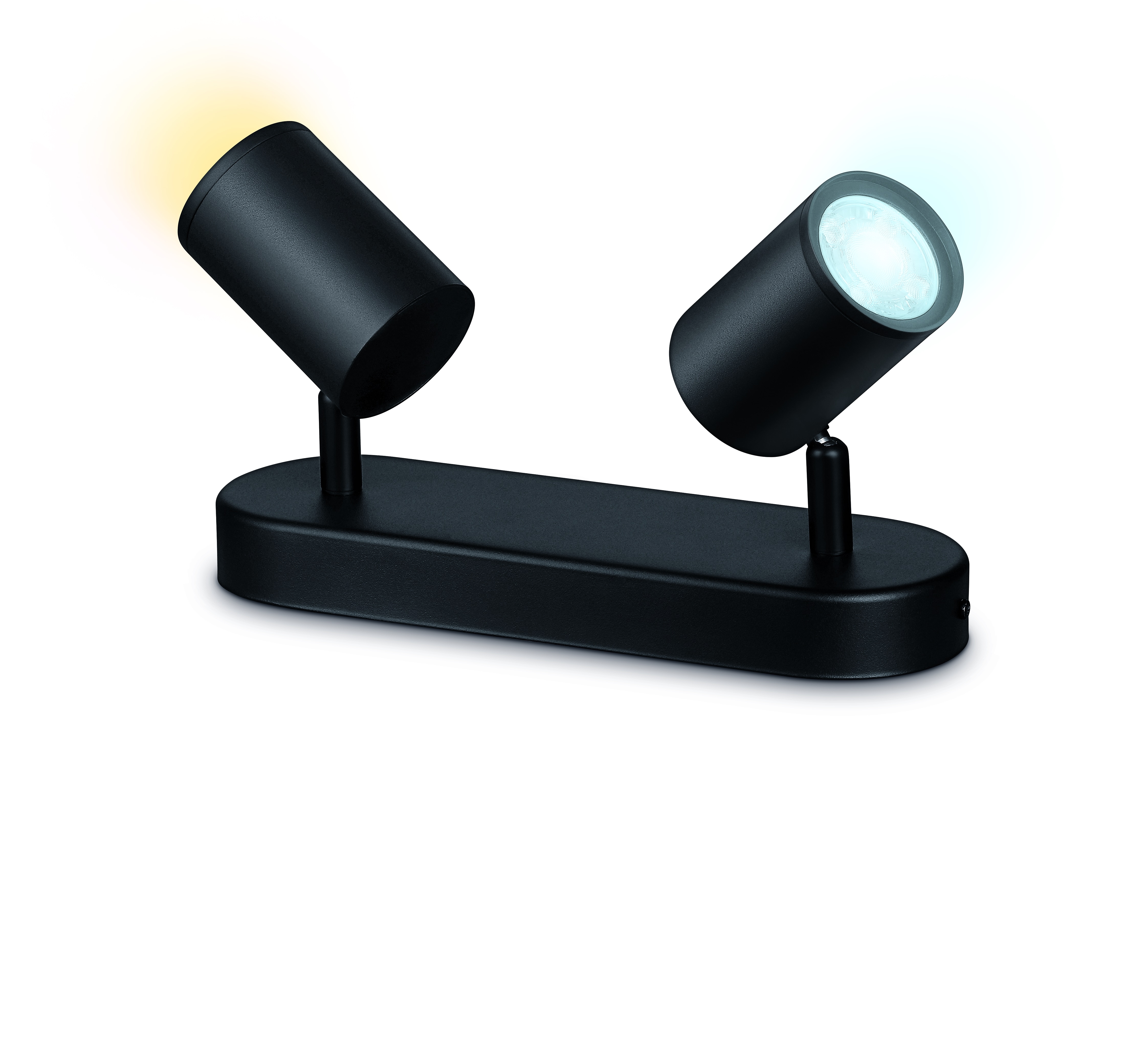 WiZ IMAGEO Spots Deckenleuchte Tunable White 2x5W Schwarz Einzelpack 871951455183100