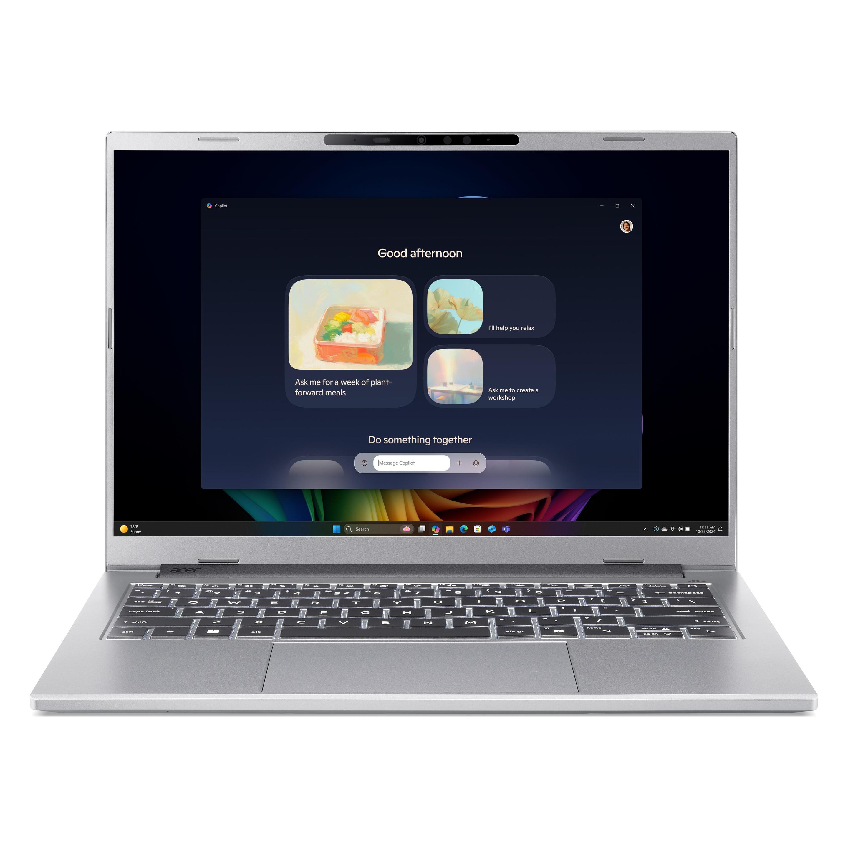 Acer Aspire 14 AI OLED (14", 1000 GB, 16 GB, DE, AMD Ryzen AI 5 330) (NX.JNZEG.00J)