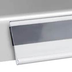 Scannerschiene DBR, magnetisch 24 mm | 200 mm, PVC, transparent