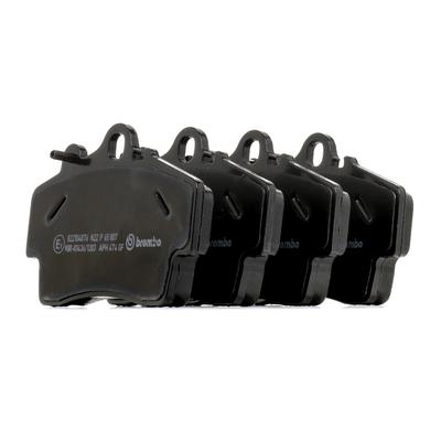 BREMBO Bremsbelagsatz PORSCHE P 65 007 98635193915,98735193902,98735193903 7606D737,98635139311,98635193911,98635193913