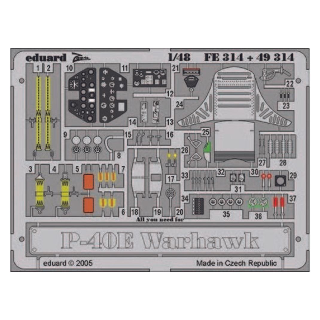 Eduard P-40E Warhawk (FE314)