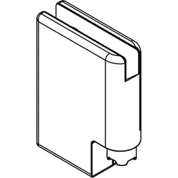 HSK Ersatzteile Glashalter, Chrom, E100312-UL-41 E100312-UL-41