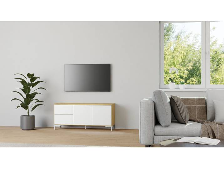 Commode en chêne sur mesure Pickawood Chêne Naturel huilé