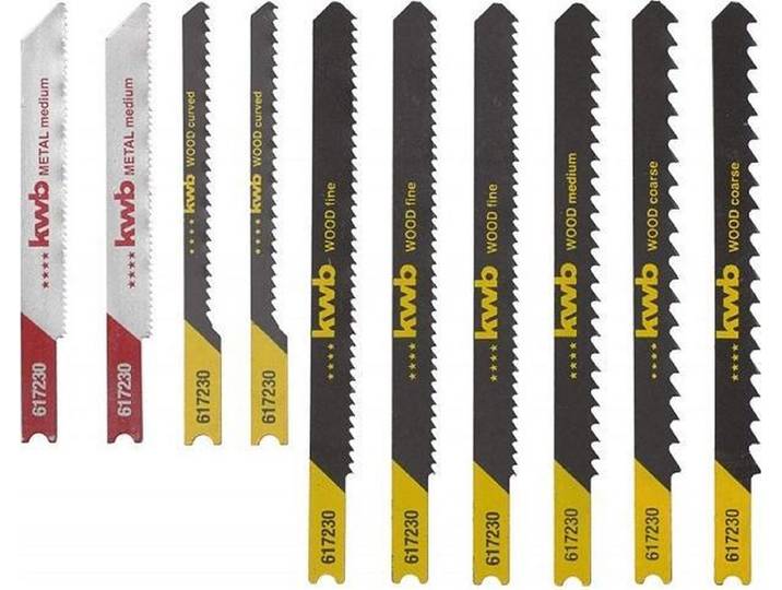 kwb 617230 Decoupeerzaagbladenset Jigger 10-delig 1 stuk(s)