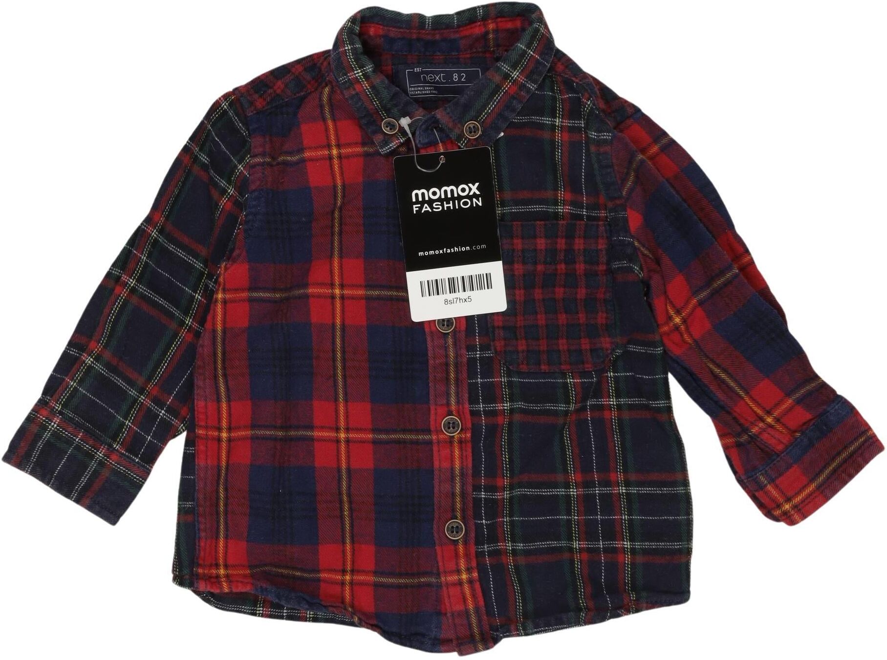 Next Jungen Hemd, Mehrfarbig, Gr. EU 68 (US 6-12 Monate), Baumwolle - Second Hand
