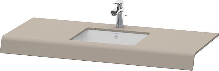 Duravit DuraStyle Waschtisch-Konsole DS828C04343 55x80x10cm, 1 Ausschnitt, basalt matt