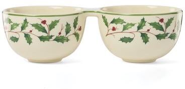 Lenox Holiday Double Dip Bowl