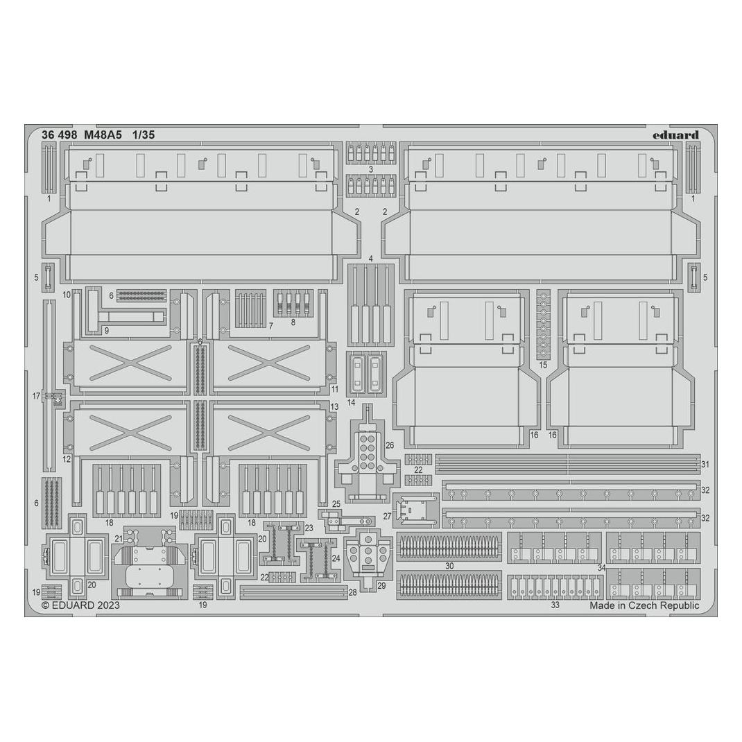 Eduard M48A5 1/35 TAKOM (36498)