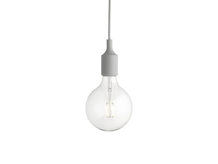 Muuto Lampe à suspension E27 gris clair