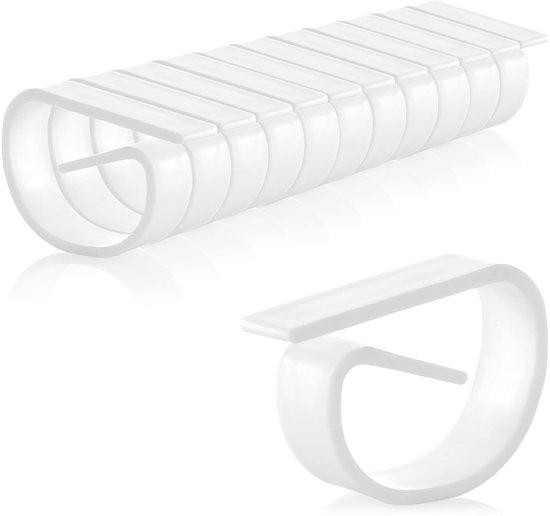 COM-FOUR Witte plastic tablethouder