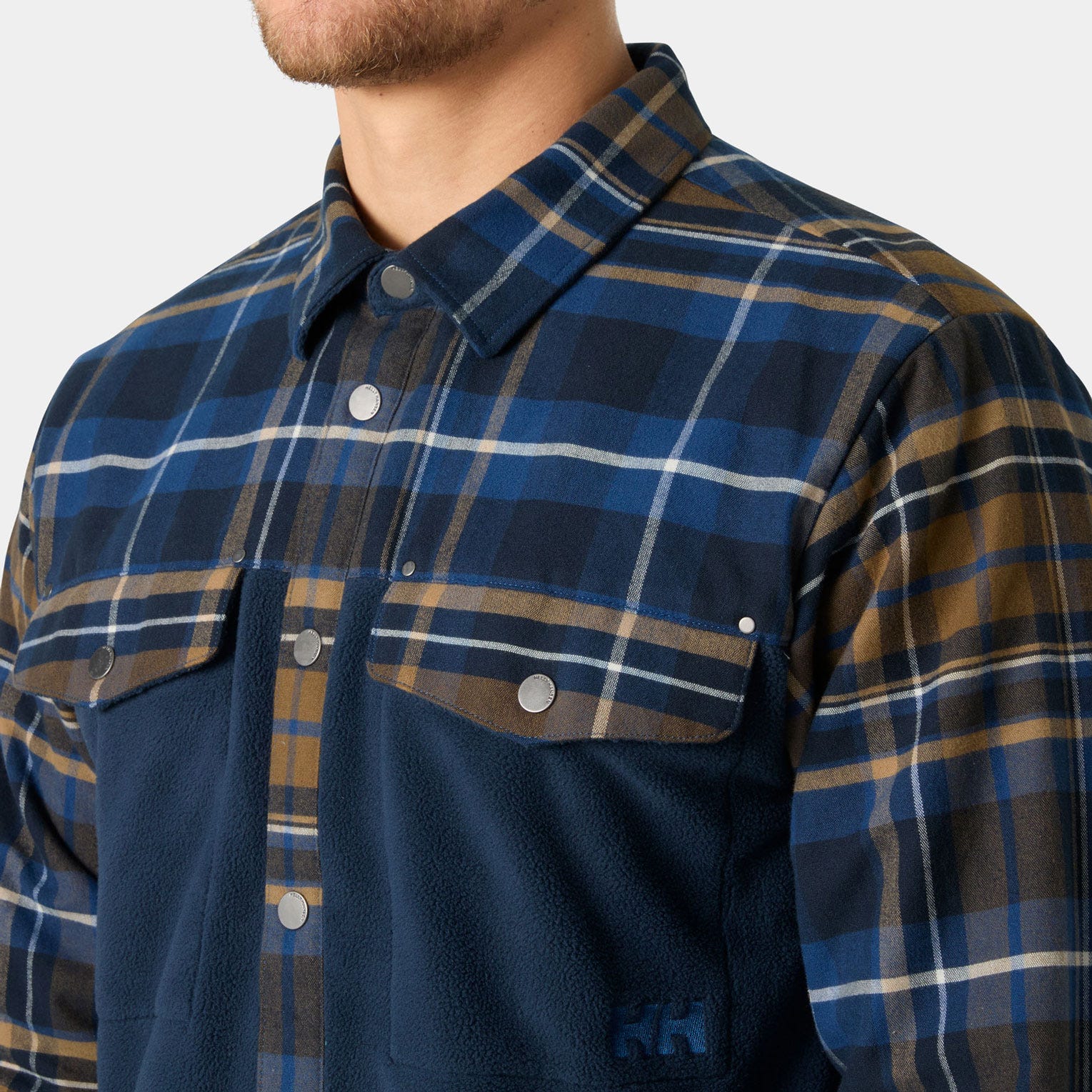 Helly Hansen Men's Lokka Fleece Shirt - Blue - M