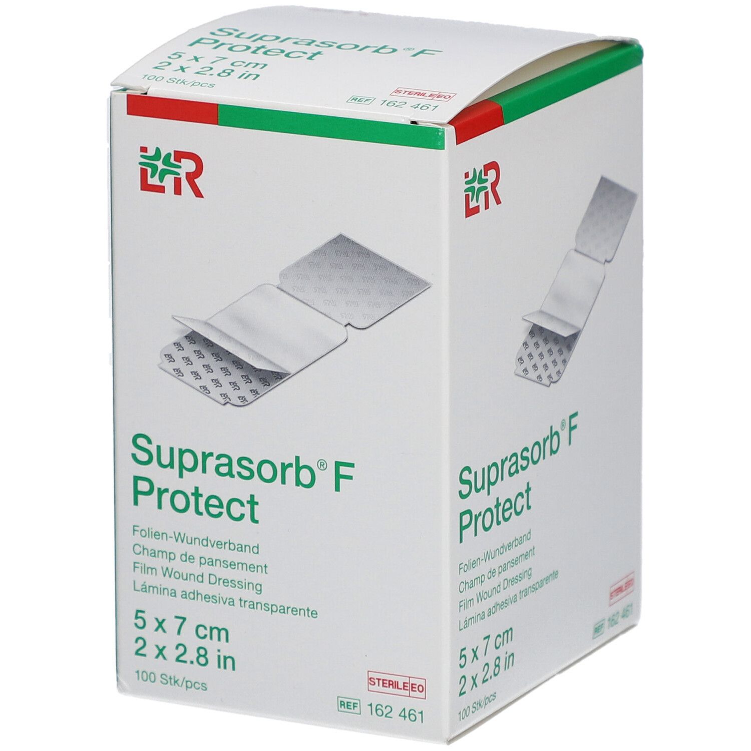 Suprasorb F Protect Folien-Wundverb.5x7 cm ste. 100 St Verband
