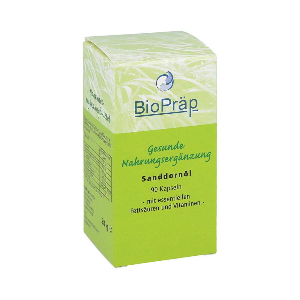BioPräp Biolog.Präp.Handelsges.mbH Sanddornöl Kapseln 500 mg 01221499