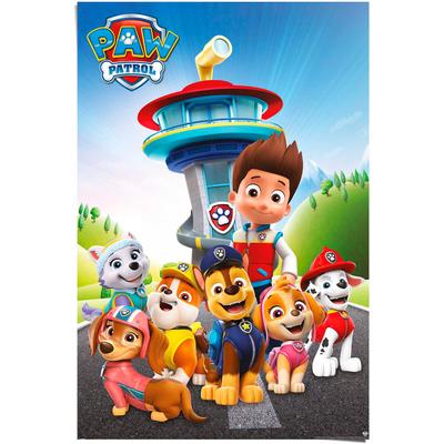 Poster REINDERS "Paw Patrol team", bunt (farbe bild(er): mehrfarbig), B:61cm H:91,5cm, Papier, Bilder, Poster