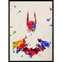POSTER Batman 3 A4 Schwarzer Rahmen