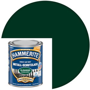 Hammerite Rostschutzfarbe Metall-Schutzlack, 3in1, dunkelgrün, glänzend, 2,5l