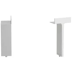 LAUFEN Kartell Füße H4076600330001 optional, für Waschtisch-Set, weiß