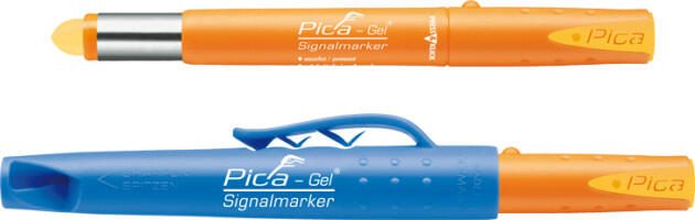 Pica Gel Signalmarker, Industriemarker blau 8.0 mm Schreibfarbe: Gelb 8084
