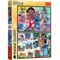 Puzzle - 2x200 - Stitchs fröhliches Leben - Disney Lilo und Stitch 13334