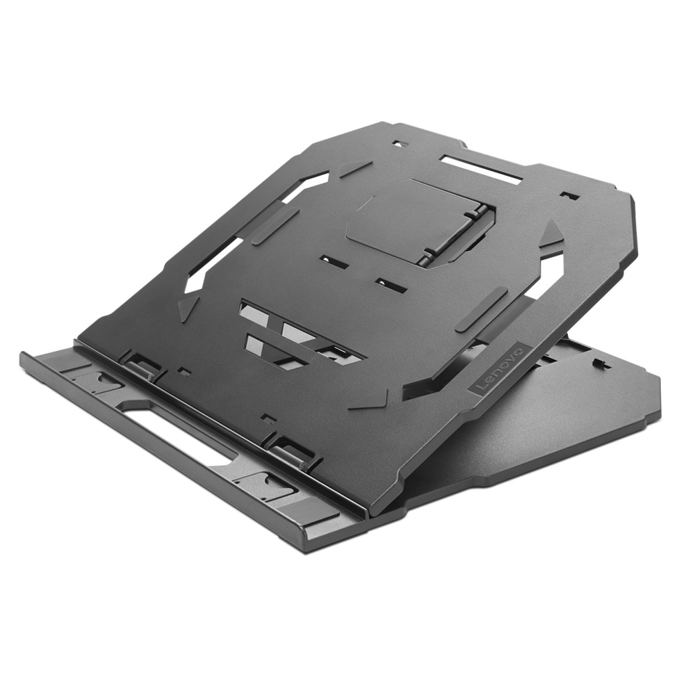 Lenovo 2-in-1 Notebookständer Schwarz für dein Notebook und Smartphone