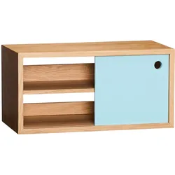 Hübsch, Regal, Slide Regal Blau (20 x 40 x 20 cm)