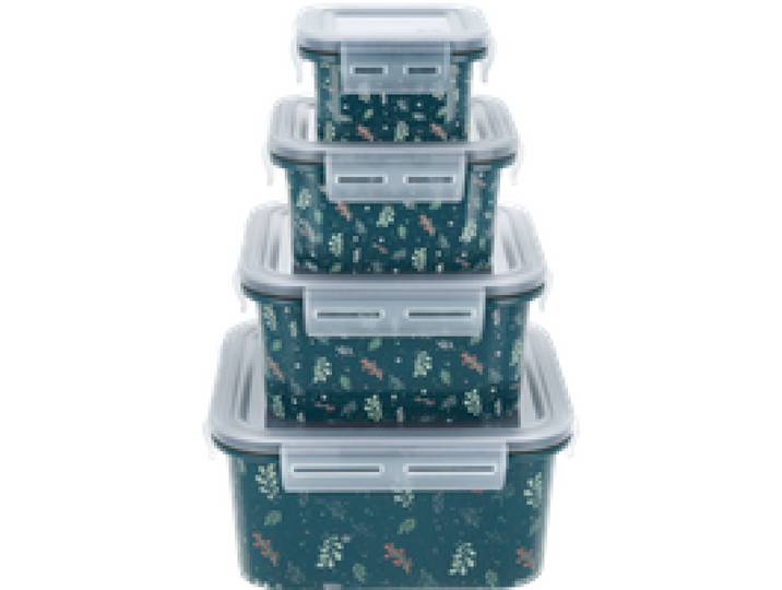 SILVERCREST® Set de boîtes de conservation, 4 pièces (rectangulaire)