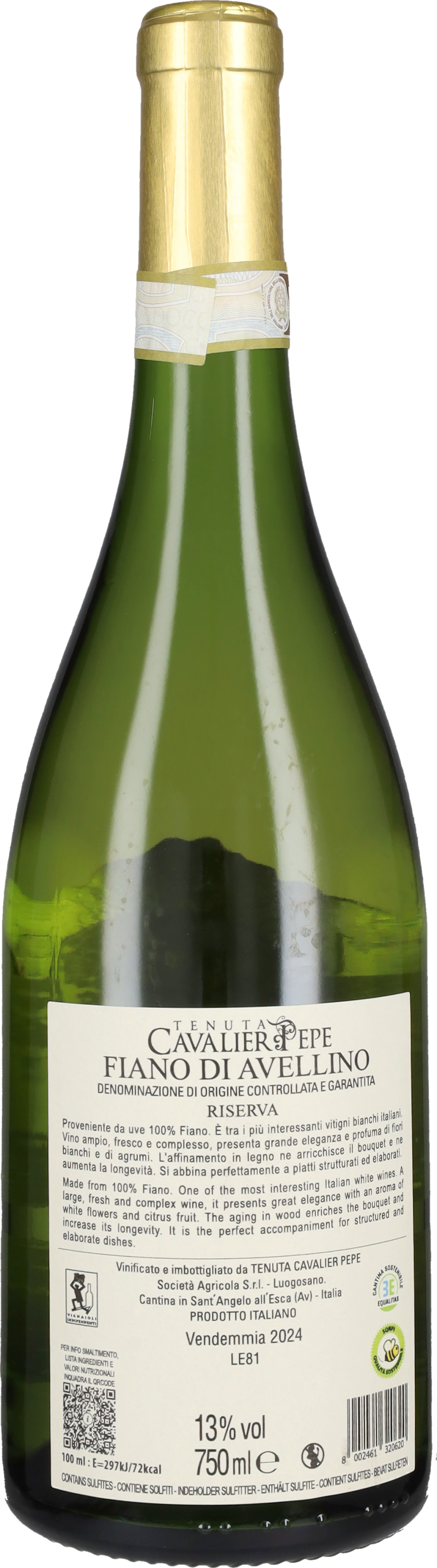 Fiano di Avellino Riserva 'Brancato' Tenuta Cavalier Pepe 2024
