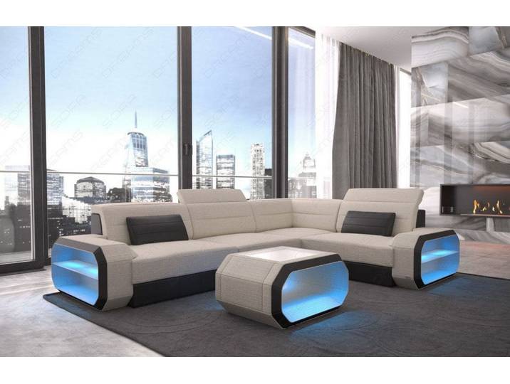 Ecksofa Verona L-Form aus Stoff