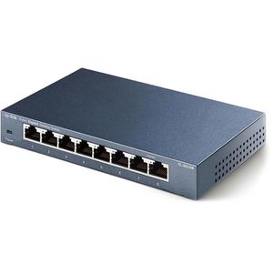 TP-Link Switch TL-SG108, unmanaged, 8-Port, 1 Gbit/s