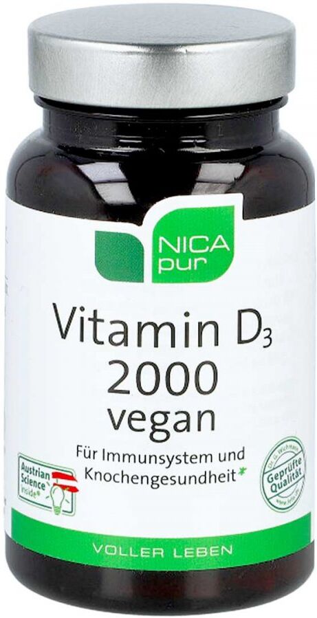 Nicapur Vitamin D3 2000 vegan Kapseln 60stk