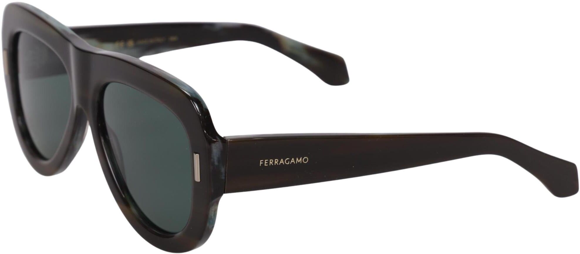 Salvatore Ferragamo Damen Sonnenbrille, Braun - Second Hand