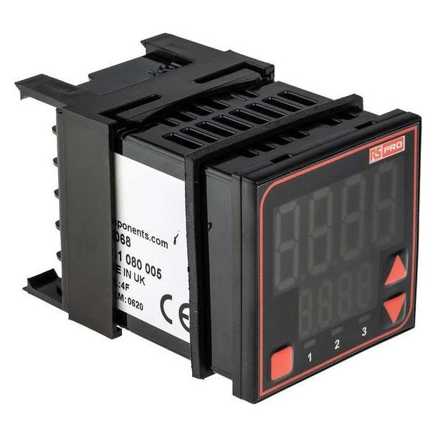 RS PRO PID Temp Controller, 48x48, 24V ac/dc (1241068)