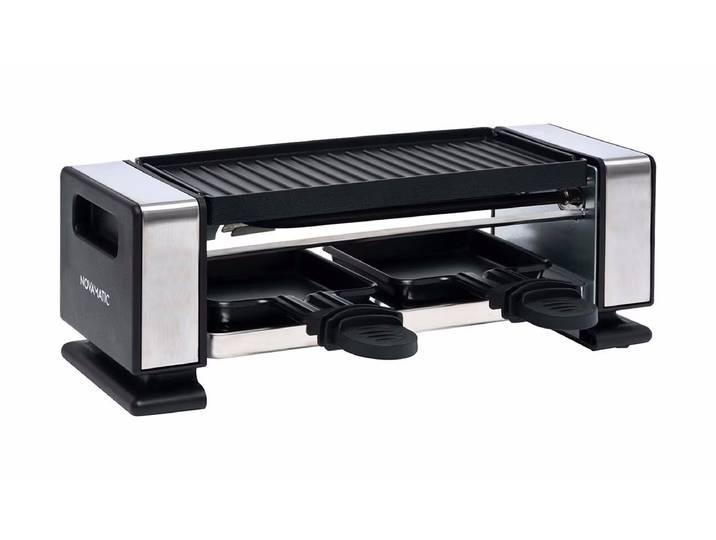 Novamatic RAC 2 Raclettegrill – Raclette Ofen/Raclette Grill – schwarz / silber