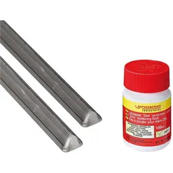 Rothenberger Industrial Set Stangenlötzinn 100 g mit Lötwasser 100 ml, Lötgerät Zubehör