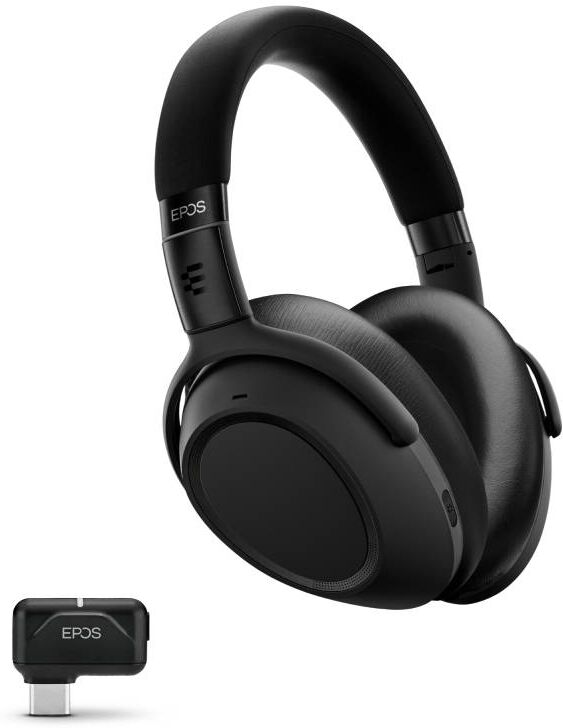 EPOS Adapt 660 USB-C Casque Bluetooth pour professionnels mobiles avec ANC adaptative, son stéréo haute fidélité et certification Microsoft Teams.