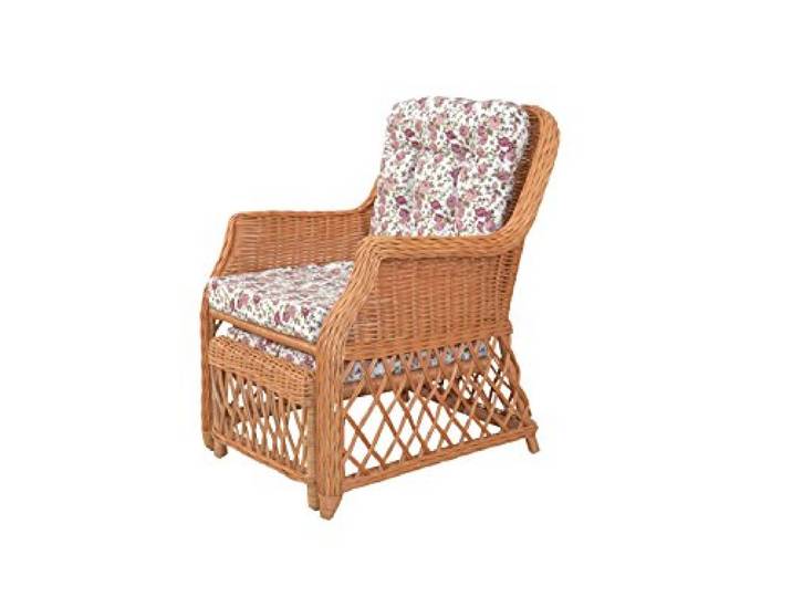 Rattansessel mit Kissen Donald