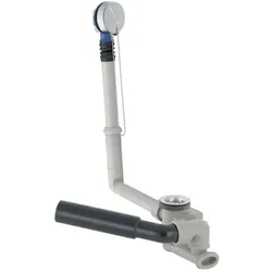Geberit d52 Badewannenablauf 150017006 mit Ventilstopfen, mit Fertigbauset, hochglanz-verchromt