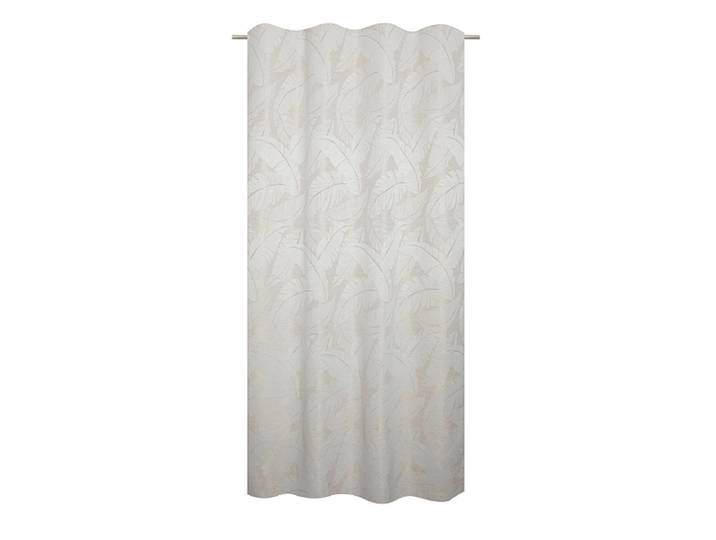 Vorhang PLUMEA 140x240cm kräuselband matt beige