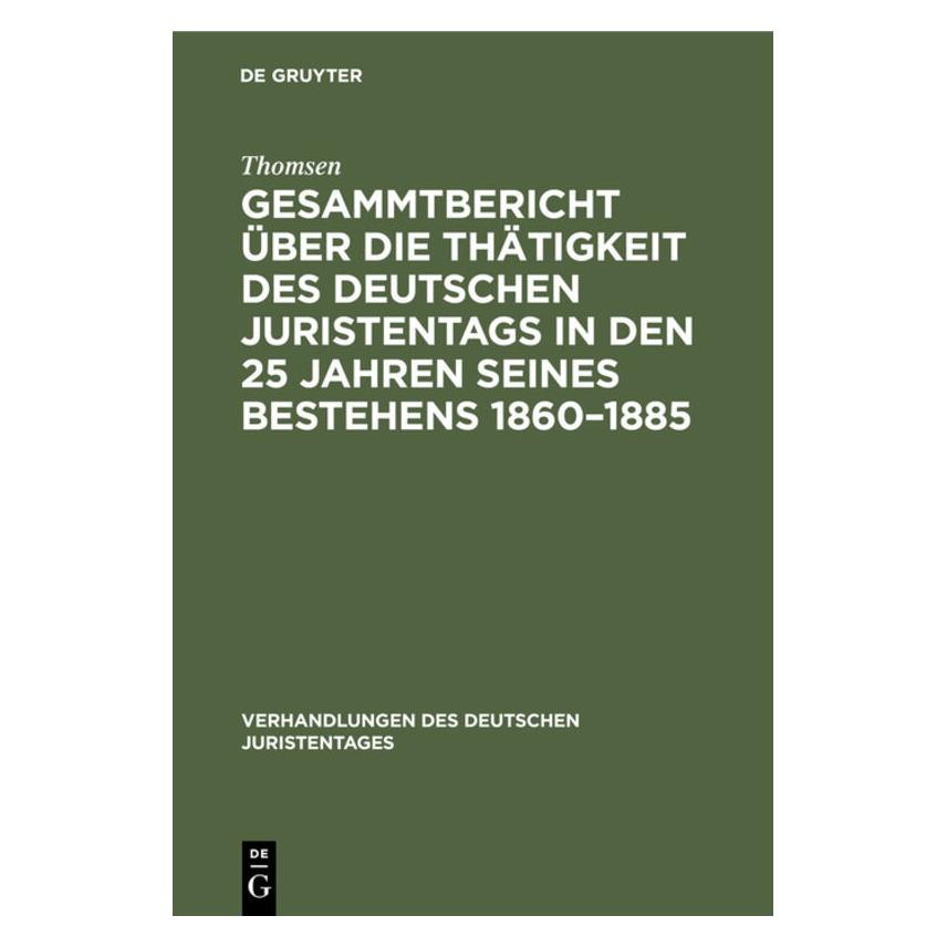 De Gruyter Thomsen:Gesammtbericht über die Thätigk (Deutsch, Hardcover, Thomsen) (67774471)