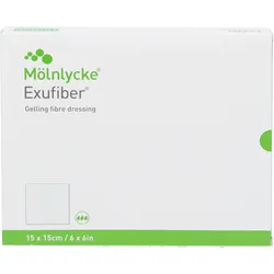 Exufiber 15x15 cm Gel-Faserverband 10 ST