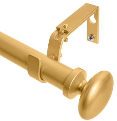 Meriville 1-Inch Diameter Prima Single Window Curtain Rod