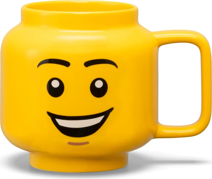LEGO Keramiktasse mit fröhlichem Jungengesicht 530ml