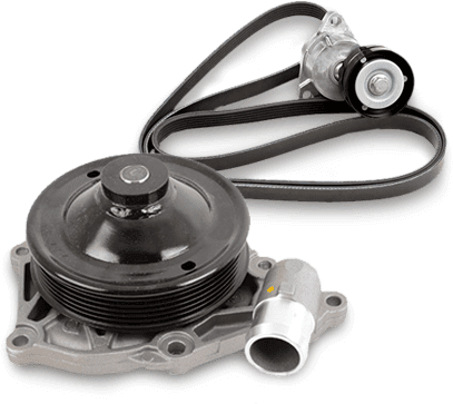 SKF VKMC 36070 Water Pump + V-Ribbed Belt Kit