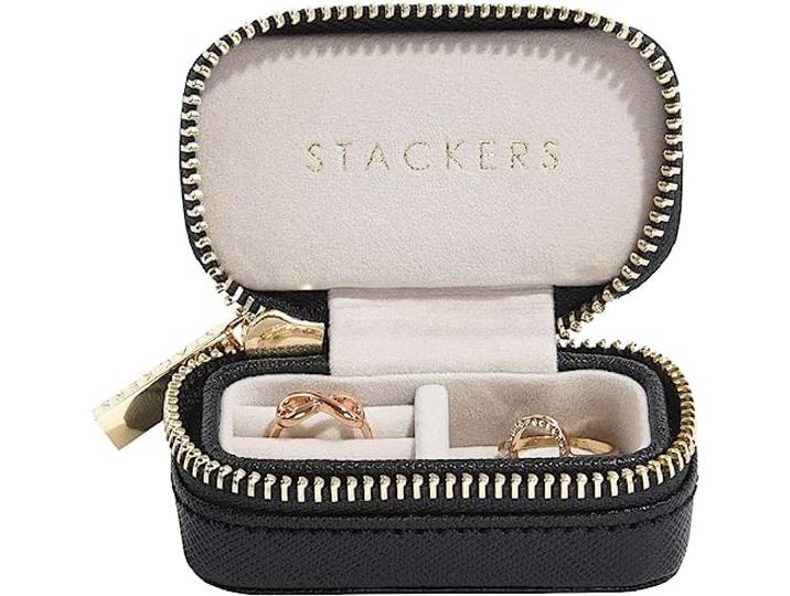 Stackers Black Petite Travel Jewellery Box