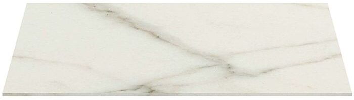 Ideal Standard Keramik-Waschtisch-Platte T3969DH Ausladung 50,5cm, 60 x 50,5 x 0,6 cm, Mamor Calacatta